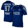 Maillot de Foot Paris Saint-Germain Joao Neves 87 Quatrième 2024-25 Maillot de Foot Paris Saint-Germain Joao Neves 87 Quatrième 2024-25